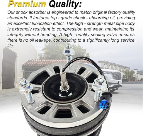 85640957 قطعتان من دعامات ممتص الصدمات الأمامية مع نظام التحكم المغناطيسي بالقيادة متوافق مع كاديلاك إسكاليد ESV، لسيارة تشيفي سوبربان تاهو، لسيارة جي إم سي يوكون XL 2021-2024، 84828335 84828331 in Kuwait