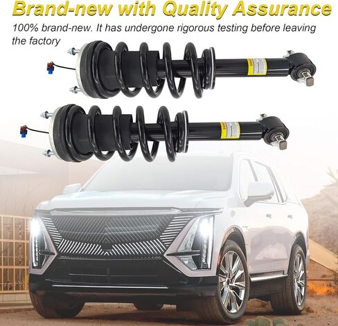 85640957 قطعتان من دعامات ممتص الصدمات الأمامية مع نظام التحكم المغناطيسي بالقيادة متوافق مع كاديلاك إسكاليد ESV، لسيارة تشيفي سوبربان تاهو، لسيارة جي إم سي يوكون XL 2021-2024، 84828335 84828331 in Kuwait