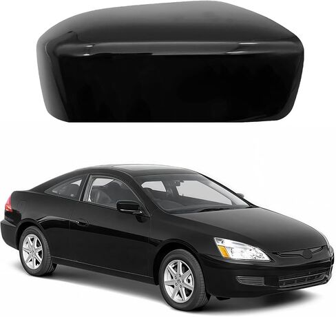 White Right Passager Side Mirror Cover Cap Housing Replacement for 2003 2004 2005 2006 2007 Honda 7th Accord Sedan without Turn Signal, US Model in Saudi Arabia