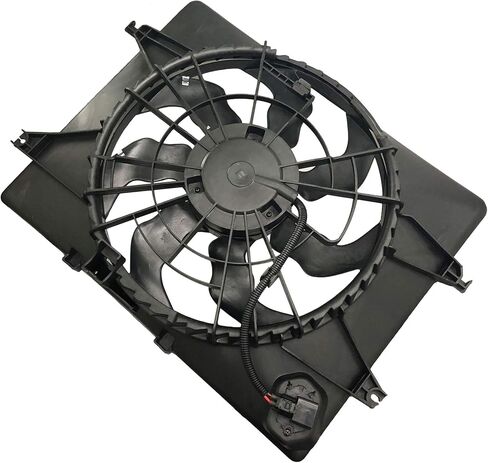 BOXI Engine Cooling Fan Assembly Fit for Hyundai Sonata 2011 2012 2.4L / for Kia Optima 2011 2012 2013 2014 2.4L (Replace 253803Q170 253803R170) in Saudi Arabia