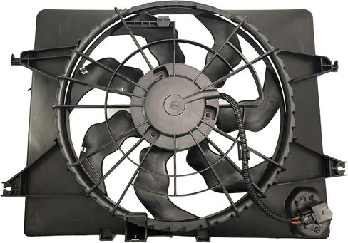 BOXI Engine Cooling Fan Assembly Fit for Hyundai Sonata 2011 2012 2.4L / for Kia Optima 2011 2012 2013 2014 2.4L (Replace 253803Q170 253803R170) in Saudi Arabia