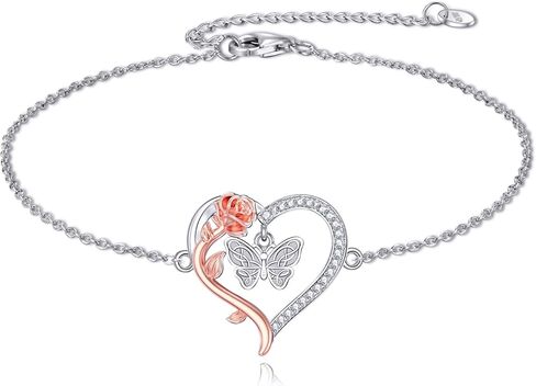 POPKIMI Cute Animal Bracelet for Women 925 Sterling Silver Animal Jewelry Brithday Christmas Gift in Kuwait