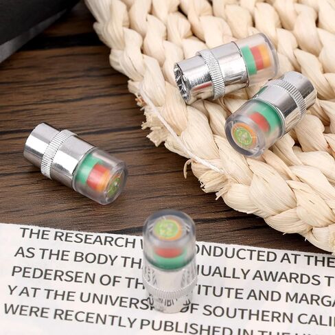 4 قطع أغطية جذعية للصمام لمراقبة ضغط إطارات السيارة، 3 ألوان لتنبيه العين ومؤشر استشعار ضغط الإطارات، أغطية صمامات عالمية لمعظم السيارات والشاحنات وسيارات الدفع الرباعي والدراجات النارية in Kuwait