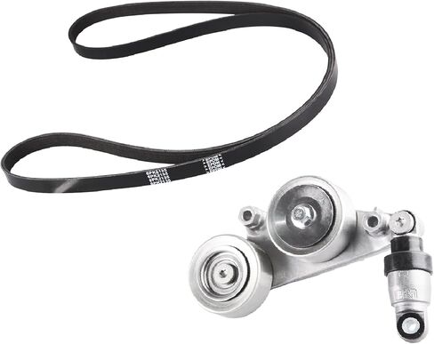 Drive Belt Tensioner Kit Compatible for Honda Accord 2008-2010, Accord Crosstour 2010, Odyssey 2005-2010, Pilot 2006-2011 Replaces 38920-RCA-A03 31170-R70-A01 in Kuwait