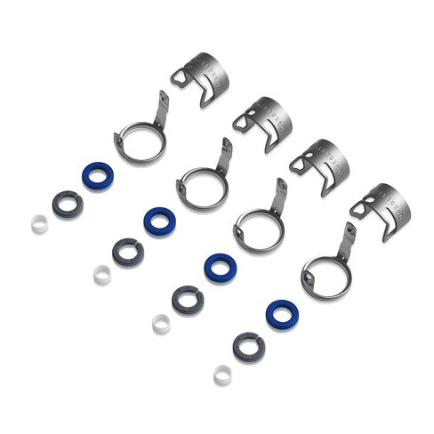 6pcs Fuel Injectors Seals Repair O-ring Kit 06E998907G Replacement For AUDI A4 A6 A8 2.8L 3.2L V6 in Kuwait