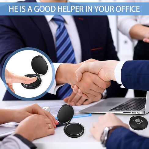 60 Pcs Fingerprint Ink Pad Black Finger Print Stamp Pad Mini Inkless Thumbprint Pads for Home Office Bank Notary Employee Screening Identification Security ID Fingerprint (Black) in Kuwait