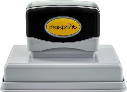 Custom Pre-Inked Logo or Text Large Stamp - Personalized with Your own Image (5/8" x 2-3/16") in Kuwait