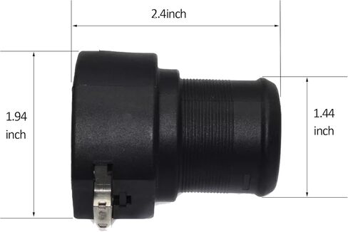 2PCS Lower Hose Connector for Hyundai 2017-2018 Elantra 2018 Sonata 2011-2017 Tucson 2016-2018 for KIA Optima 2011-2018 Sportag 2017-2018 25485-3J000 in Saudi Arabia