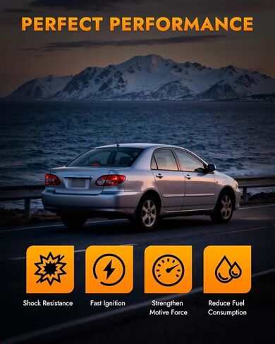 4-PC مجموعة UF549 ملف الإشعال حزمة L4 1.6L 1.8L 2.5L لنيسان 2007-2019 ألتيما كيوب روج سنترا فيرسا NV200 باثفندر إنفينيتي FX50 M56 QX60 QX70 5C1753 C1696 in Saudi Arabia