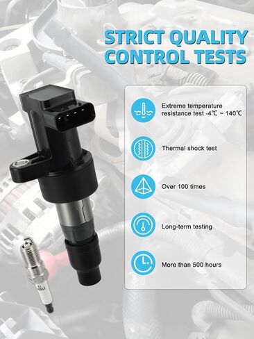Set of 6 UF435 Ignition Coil Pack & Iridium Spark Plugs For Jaguar S-Type 3.0L 2003-2008,X-Type 2.5L 2001-2005 3.0L 2001-2008,Replace # GN10327 C2S11480 in Saudi Arabia