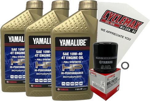 Full-Synthetic Yamalube Oil Change Kit Compatible with 2003-2006 Yamaha KODIAK 400 in Saudi Arabia