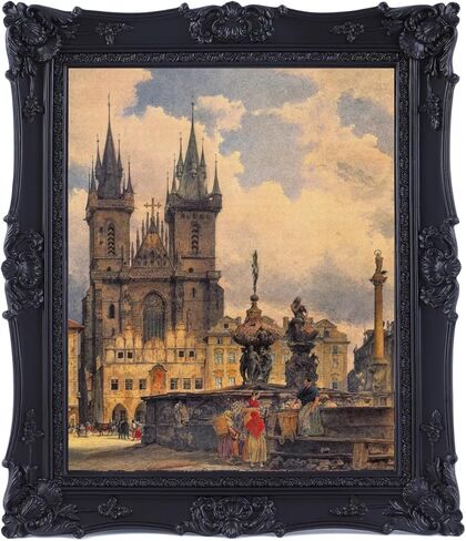 SIKOO 4x6 Vintage Picture Frame Antique Ornate Gold Photo Frame with Glass for Table Top and Wall Display Vintage Home Decor Photo Gallery Art in Saudi Arabia