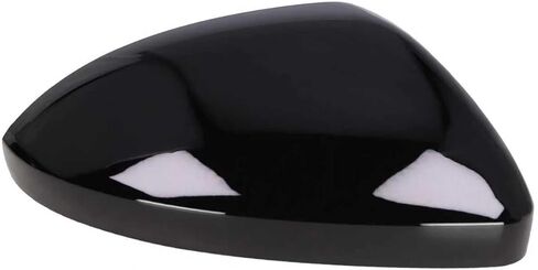 17A-857-538 Right Passenger Side Exterior Mirror Cap Cover Rearview Mirror Cover Trim Compatible with Volkswagen Jetta 2019 2020 2021 2022 2023 2024 2025 Replacement without Turn Signals - Black in Kuwait