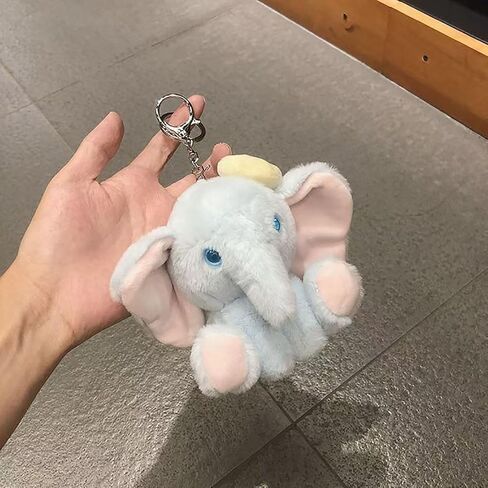 Cute Plush Elephant Keychain,Cartoon Stuffed Animal Bag Charm,Soft Plush Key Ring for Purse Backpack,Gift for Women Men in Saudi Arabia