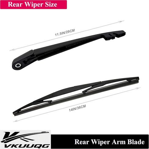 طقم ذراع ممسحة الزجاج الأمامي الخلفي بديل لـ Acura Mdx 2007-2020، Honda Cr-v 2007-2011، Nissan Murano 2009-2010 | صالح يحل محل OEM 86542AG09A in Kuwait