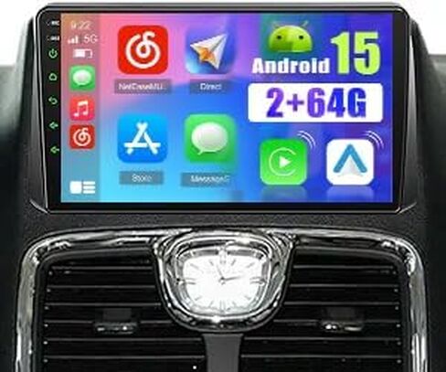 Android 13 Car Stereo for Dodge Grand Caravan 2011-2020 & Chrysler Grand Voyager 2011-2015, 8 Core 4G RAM+64G ROM, 9 Inch 1280x720 Resolution, Wireless Apple Carplay Android Auto in Saudi Arabia