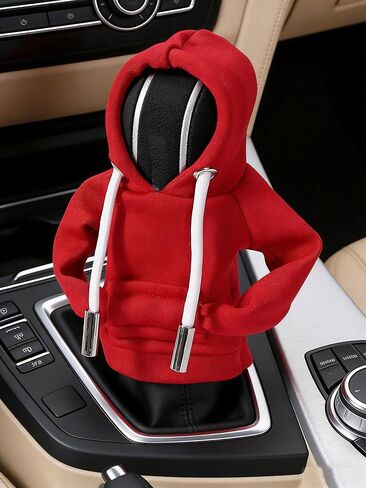 4pcs Gear Shift Hoodie Car Gear Shift Cover Mini Hoodie for Auto Shifter, Auto Interior Cute Gadgets, Universal Car Decoration Accessories in Kuwait