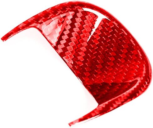 Cnkaka036 Real Carbon Fiber Dashboard Center Clock Compass Cover For Maserati Ghibli 2014 2015 2016 2017 2018 2019 2020 2021, Red in Kuwait