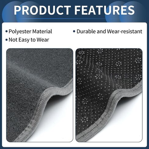 Dashboard Cover Dash Cover Mat Carpet for Chevy Equinox 2018-2022 Polyester Gray in Saudi Arabia