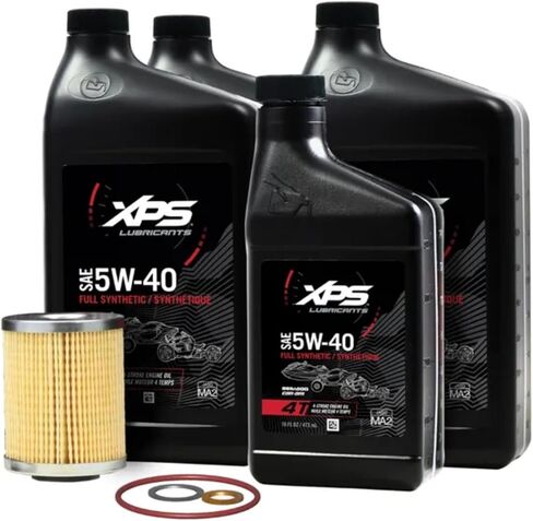 Can-Am New OEM 4T 5W-40 Full Synthetic Oil Change Kit, 9779256, 9779487 in Saudi Arabia