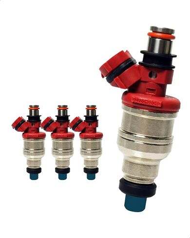 4-Count Fuel Injector Compatible with Toyota 4Runner 1989-1995, Pickup 1989-1995, T100 1993-1994 - L4 2.4L Replacement for 23250-35040 FJ522 23209-35040 23209-65020 84212133 in Saudi Arabia