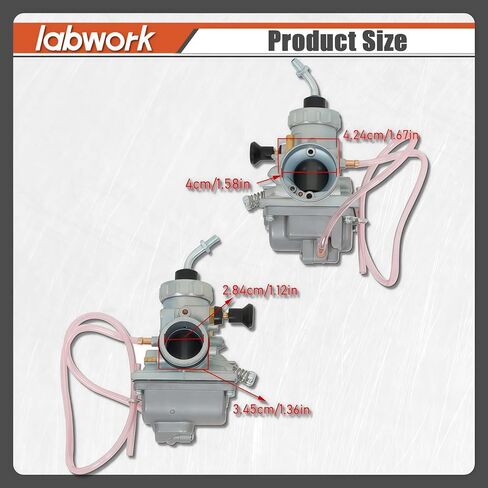 labwork Carburetor Handle Grip and Throttle Cable Replacement for Yamaha YZ80 1974-2001 YZ85 2002-2013 YZ85 Team 2011-2013 Carb in Kuwait