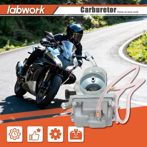 labwork Carburetor Handle Grip and Throttle Cable Replacement for Yamaha YZ80 1974-2001 YZ85 2002-2013 YZ85 Team 2011-2013 Carb in Kuwait