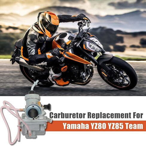 labwork Carburetor Handle Grip and Throttle Cable Replacement for Yamaha YZ80 1974-2001 YZ85 2002-2013 YZ85 Team 2011-2013 Carb in Kuwait