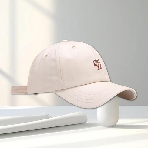 Baseball Cap Adjustable Dad Hat Curved Brim Casual Cap Unisex Adult Everyday Outdoor Headwear Fashion Sports Cap Beige in Saudi Arabia