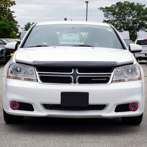 PIT66 Fog Light Compatible with 2014-2016 Chrysler 200 Town & Country/2020 Voyager/2014 Dodge Avenger/2015 Dart/2014-2020 Challenger Durango/ 2014-2021 Jeep Grand Cherokee Halogen Clear in Kuwait