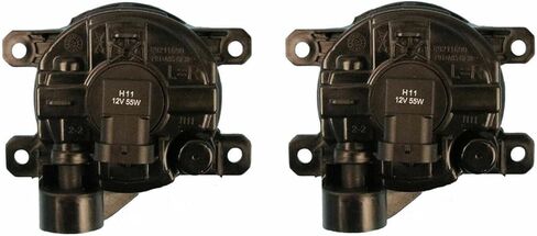 زوج مصابيح القيادة لمصابيح الضباب لزوج 2015-2018 Jeep Renegade Direct Fit مع مصابيح الهالوجين H11، متوافق مع OE 68256470AA وCH2592152، مقاوم للماء ومتين in Kuwait