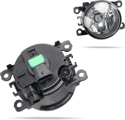 DLAA Fog Lights For Suzuki Swift 2007 2008 2009 2010 Front Fog Lamps Kit Car Styling Spot Light With Cables and Switch, Clear Lens - 1 Pair in Kuwait