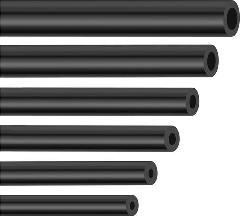 6PCS 5Ft Silicone Vacuum Hose Automotive Kit,ID 3/8",5/16",1/4",3/16",5/32",1/8" Vacuum Lines Automotive with Tee/Straight/Reducer Connector & Clamps,Professional Vacuums Line Kit in Saudi Arabia