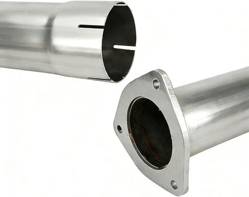 Stainless Steel Exhaust Pipe Kit for 2011-2017 Ford F250 F350 Super Duty 6.7L 4" Powerstroke Diesel in Kuwait