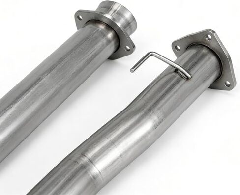 Stainless Steel Exhaust Pipe Kit for 2011-2017 Ford F250 F350 Super Duty 6.7L 4" Powerstroke Diesel in Kuwait