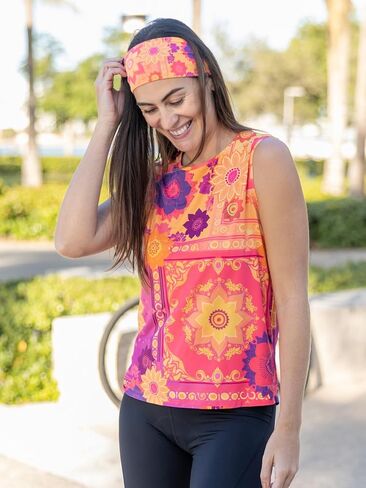 Terry Soleil Workout Headband for Women, UPF 50+ Protection Under Helmet Ear Coverage Moisture Wicking Running Biking in Saudi Arabia