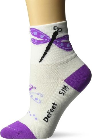 DeFeet Women's AirEator DamselFly Cycling/Running Socks (DamselFly - S/M) in Kuwait