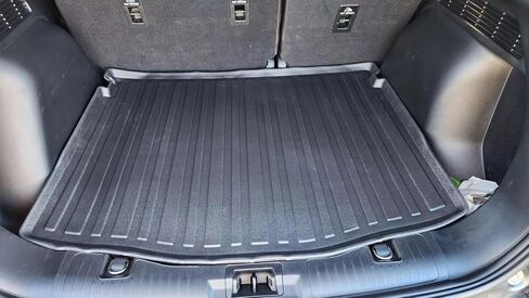بطانة الحمولة - سجادة صندوق السيارة لسيارة Ford Escape 2020-2026 - سجادات صندوق السيارة المقاومة للطقس للسيارات ذات الشفة المرتفعة - سجادة صندوق السيارة غير القابلة للانزلاق - تصميم مقطوع مسبقًا بالليزر in Saudi Arabia