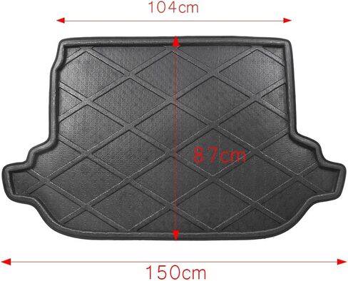 FSFY Cargo Liners Rear Cargo Trunk Tray Floor Mats All Weather Custom-Fit 3D Waterproof Protector for Subaru Forester 2014-2017 in Saudi Arabia