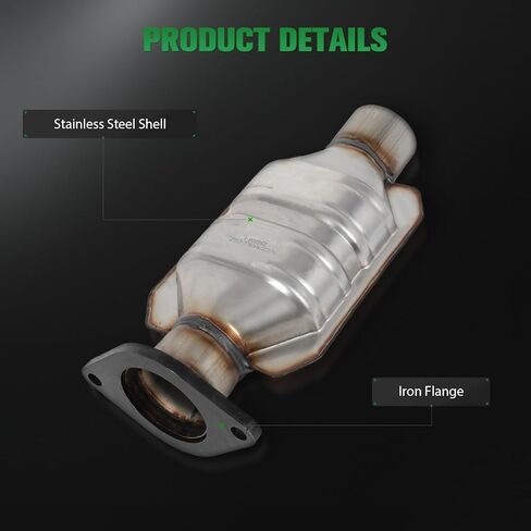 SCITOO 16570 Rear Catalytic Converter Fit For Chevy For Malibu 2008-2012,For Pontiac For G6 2008-2010,For Saturn For Aura 2008-2009,2.2L,2.4L,3.5L,3.6L,EPA Compliant in Saudi Arabia
