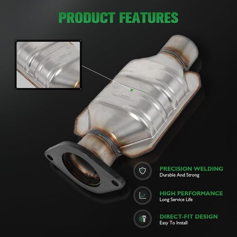SCITOO 16570 Rear Catalytic Converter Fit For Chevy For Malibu 2008-2012,For Pontiac For G6 2008-2010,For Saturn For Aura 2008-2009,2.2L,2.4L,3.5L,3.6L,EPA Compliant in Saudi Arabia