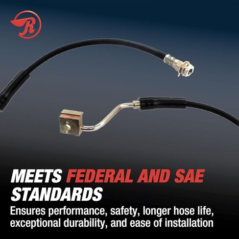 خرطوم هيدروليكي بديل للفرامل الخلفية من Raybestos Element3 لسيارة دودج رام 1500/2500/3500/داكوتا (BH38636) in Kuwait