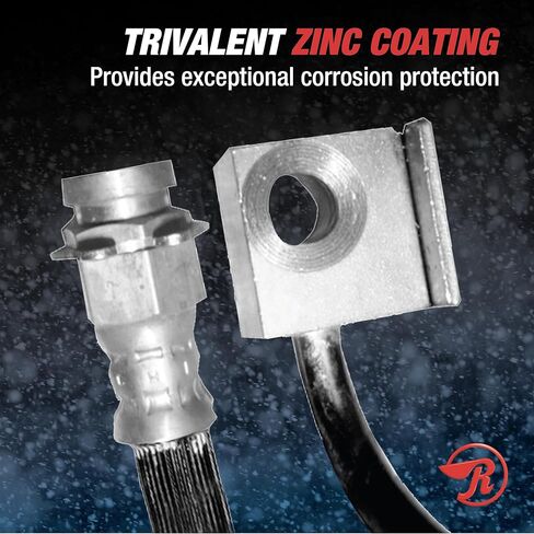 خرطوم هيدروليكي بديل للفرامل الخلفية من Raybestos Element3 لسيارة دودج رام 1500/2500/3500/داكوتا (BH38636) in Kuwait