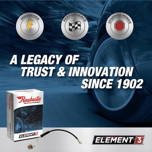 خرطوم هيدروليكي بديل للفرامل الخلفية من Raybestos Element3 لسيارة دودج رام 1500/2500/3500/داكوتا (BH38636) in Kuwait