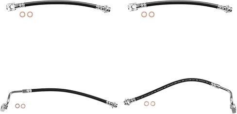 Front Rear LH RH Brake Line Brake Hose Kit Fits Impala 2006 2007 2008 2009 2010 Fits Monte Carlo 2006 2007 in Saudi Arabia