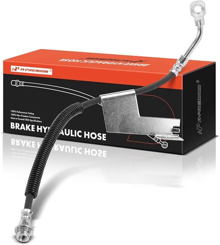 A-Premium Front Driver Side Brake Hydraulic Hose Compatible with Select Chevrolet and GMC Models - Express 3500/Express 2500 1996-2002, G30 1996, Savana 2500/Savana 3500 1996-2002, G3500 1996 in Saudi Arabia