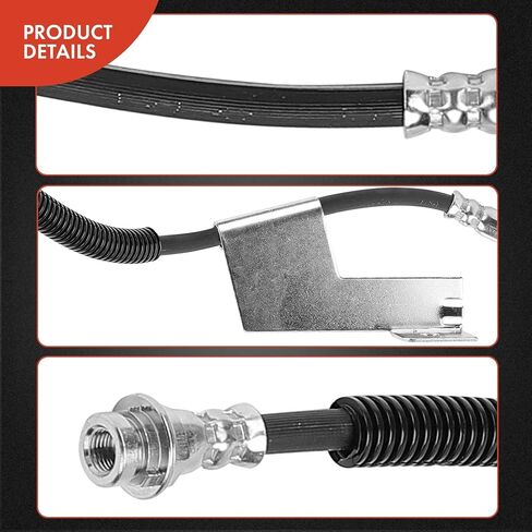 A-Premium Front Driver Side Brake Hydraulic Hose Compatible with Select Chevrolet and GMC Models - Express 3500/Express 2500 1996-2002, G30 1996, Savana 2500/Savana 3500 1996-2002, G3500 1996 in Saudi Arabia
