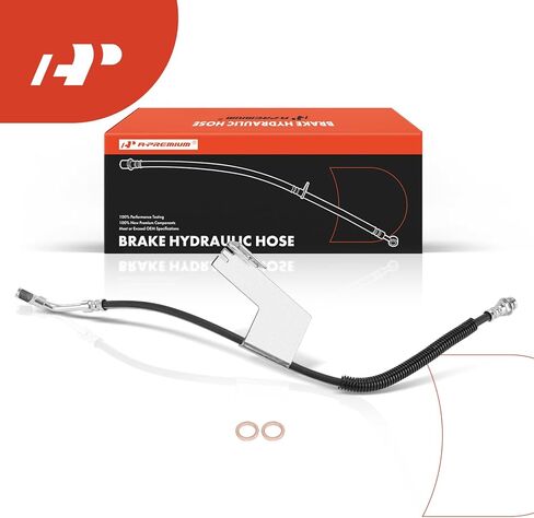 A-Premium Front Driver Side Brake Hydraulic Hose Compatible with Select Chevrolet and GMC Models - Express 3500/Express 2500 1996-2002, G30 1996, Savana 2500/Savana 3500 1996-2002, G3500 1996 in Saudi Arabia