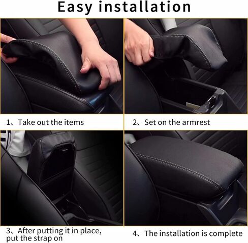 AOMSAZTO Console Covers for 2011-2016 Lincoln MKS Armrest Cover for MKS Black in Saudi Arabia