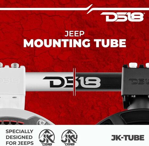 DS18 TSB3W Hydro Universal White Tower Mounting Tube with Mobile Clamps (Perfect for Mounting Towers/Pods on Roll Bars and Cages) in Saudi Arabia